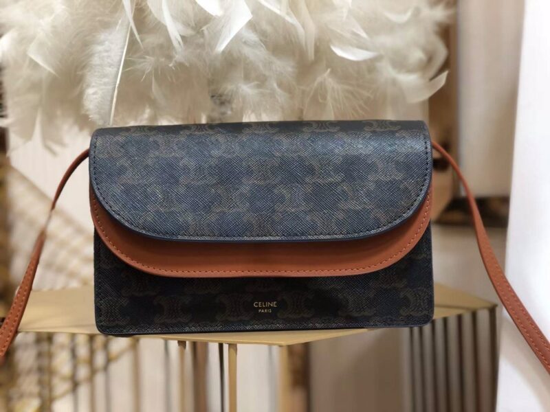 Celin Clutch On Strap-18*8*5CM - Image 7