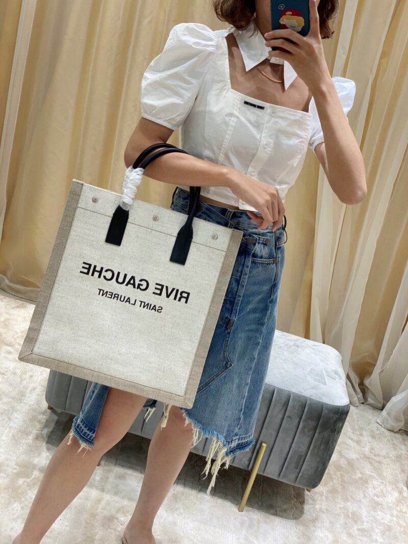 YSL Rive Gauche Tote Bag-37.5*38*17CM - Image 11