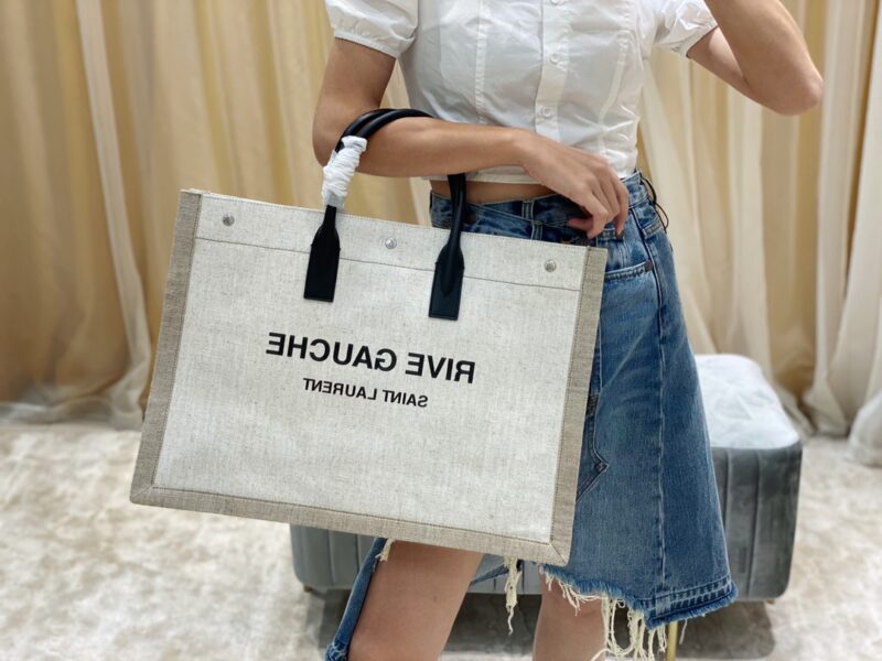 YSL Rive Gauche Tote Bag-48*36*16CM - Image 9
