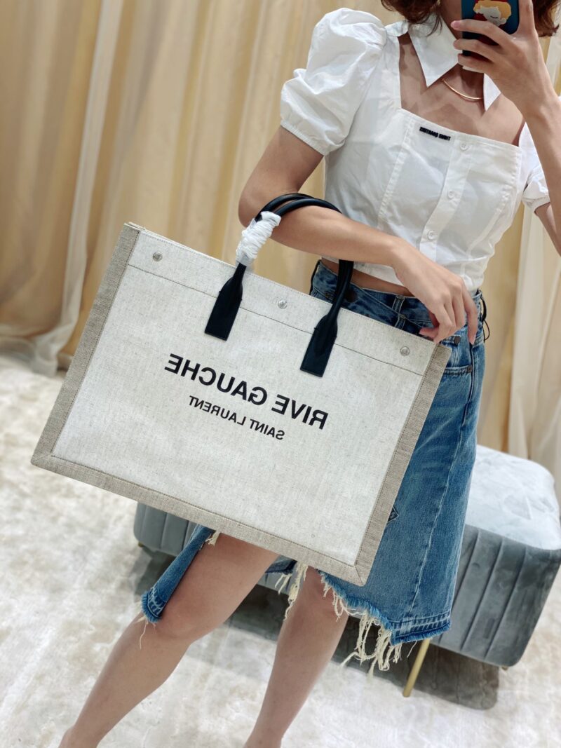 YSL Rive Gauche Tote Bag-48*36*16CM - Image 13