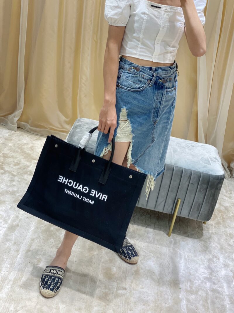 YSL Rive Gauche Tote Bag-48*36*16CM - Image 3