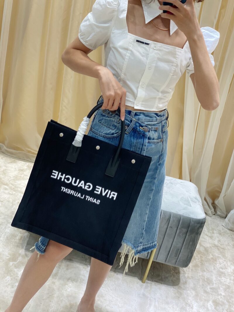 YSL Rive Gauche Tote Bag-37.5*38*17CM - Image 2
