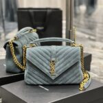 YS L Monogram College Bag-24*17*7CM