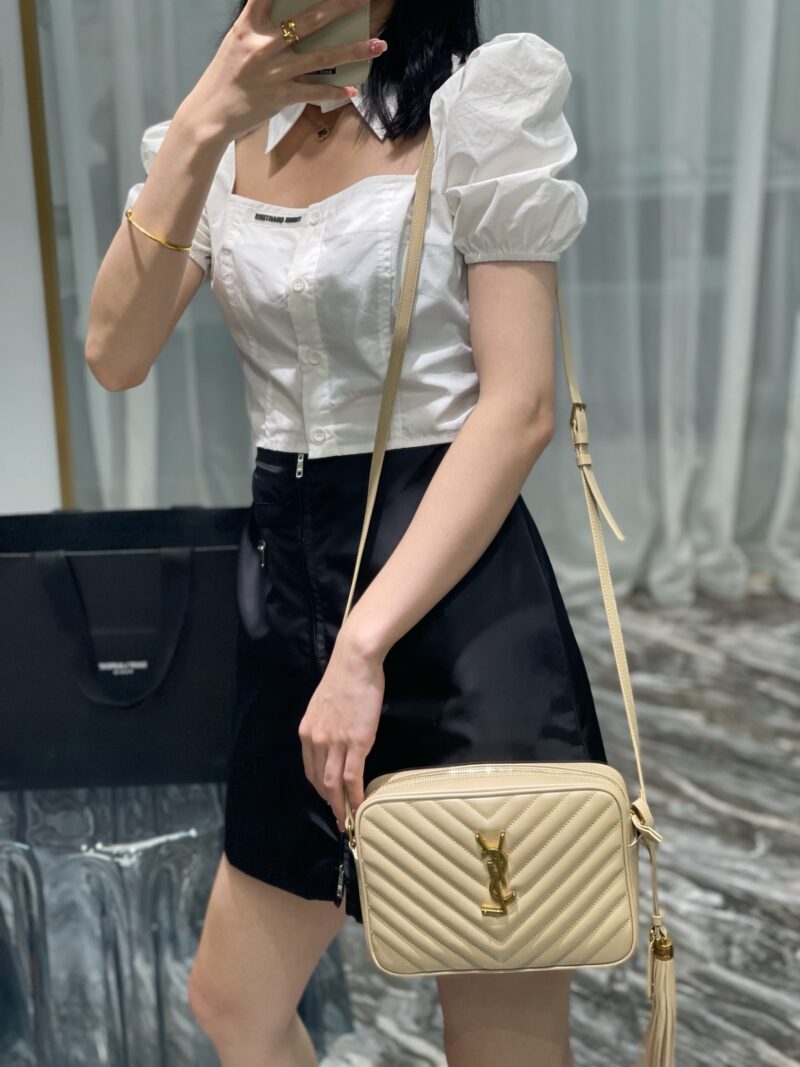 YSL Lou Camera Bag-‎23*16*6CM - Image 9