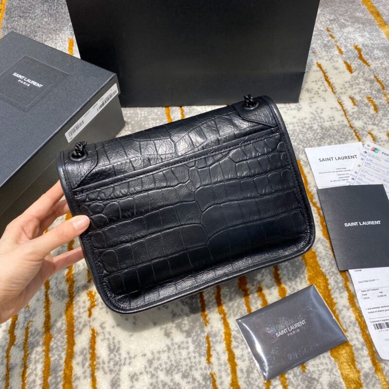 YSL Niki Lambskin Leather-22x16.5x7.5&28x20.5x8.5CM - Image 5