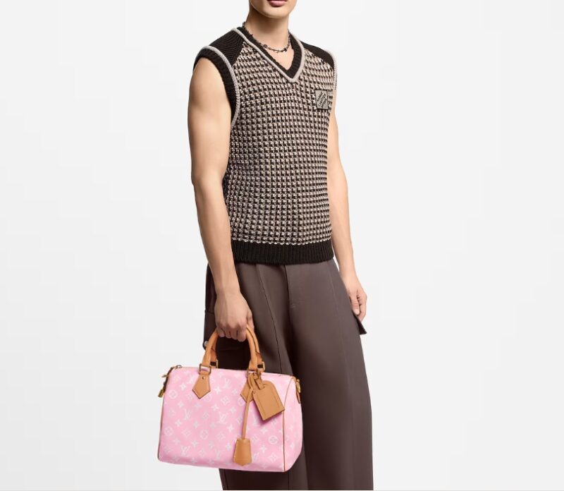 LOUIS VUITTON SPEEDY P9 BANDOULIÈRE 30 (25*15*15cm) Pink - Image 6