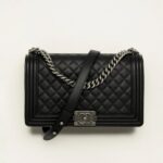 Ch@nel Boy Bag-Caviar-20&25cm