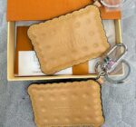 LV biscuit bag charm
