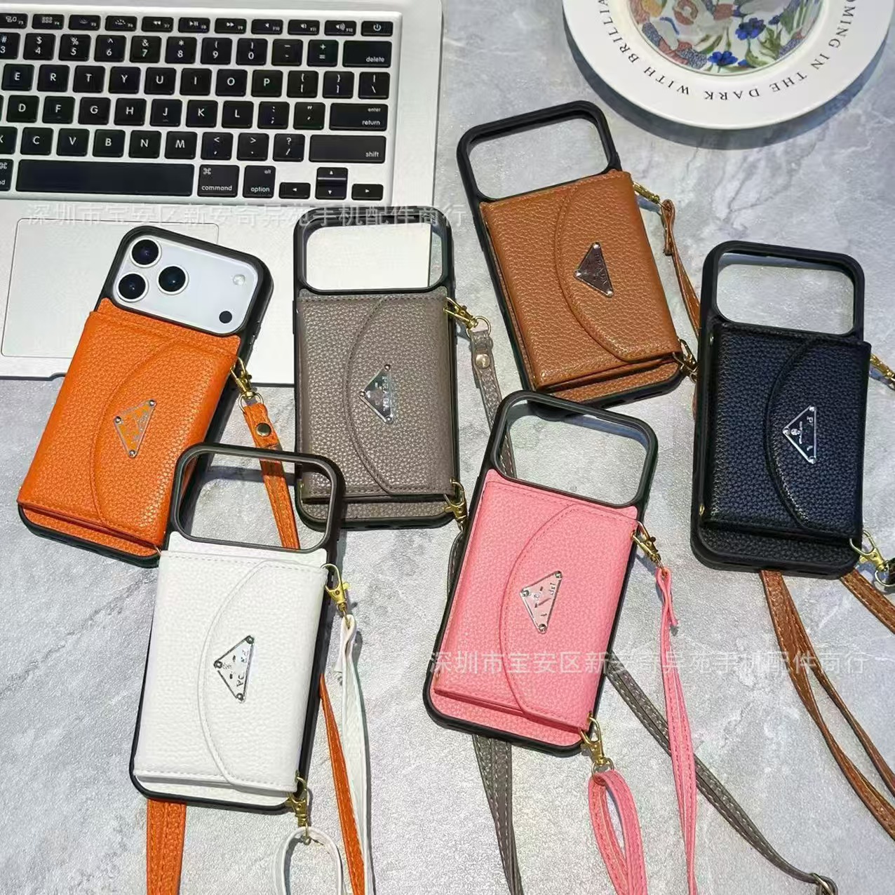 01c47fb2424a0b7b64df99888284335c Designer side cardholder with mirror inside phonecase(available in Iphone7-17PM) - Image 1