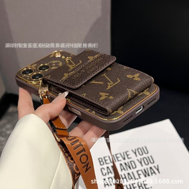 Designer phonecase with gold trimming(available in Iphone11-17PM) - Image 3
