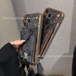 Designer phonecase with gold trimming(available in Iphone11-17PM) - Image 4