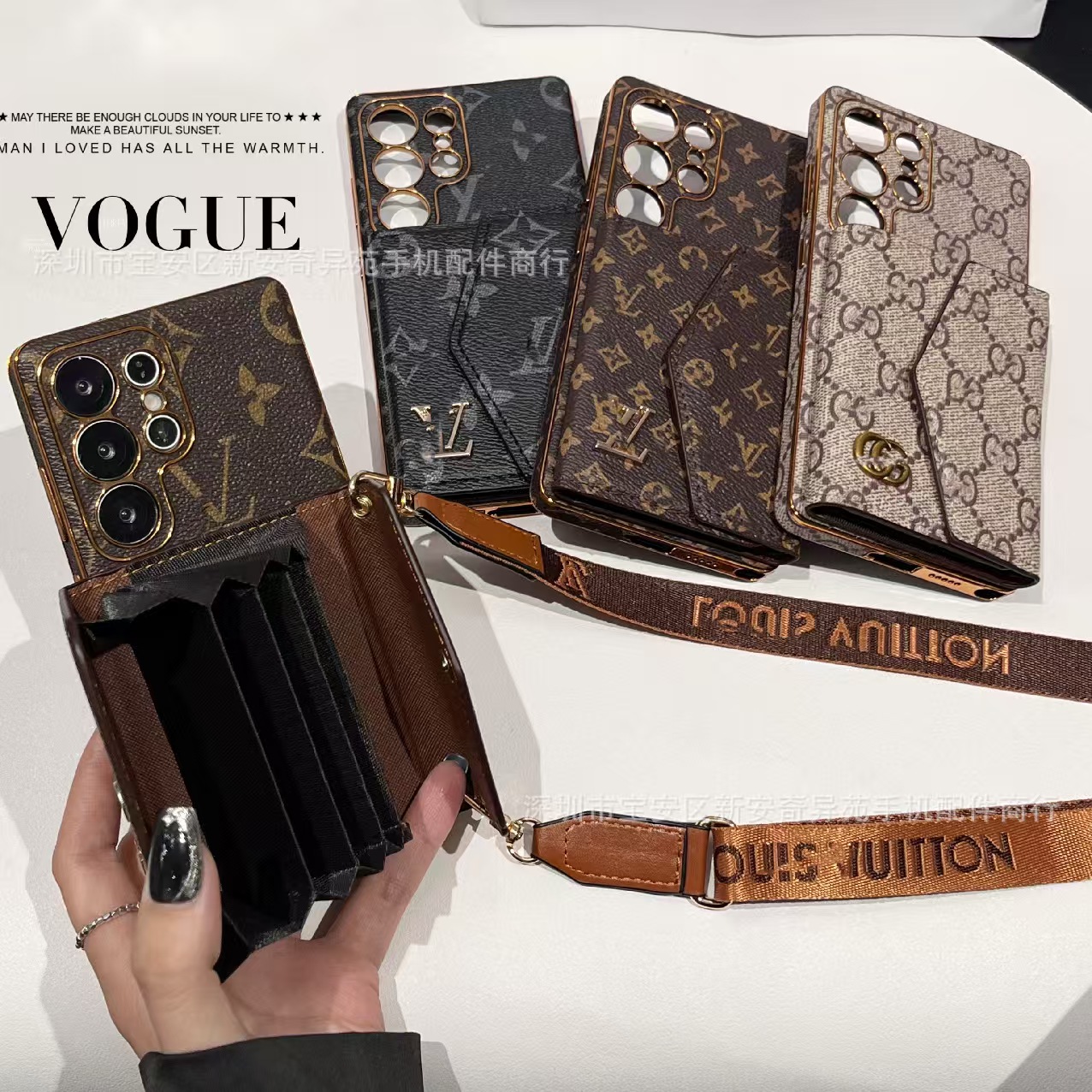 d8246958e7679288f92454e8ccef9f46 Designer phonecase with gold trimming(available in Samsung S22-S26u) - Image 1