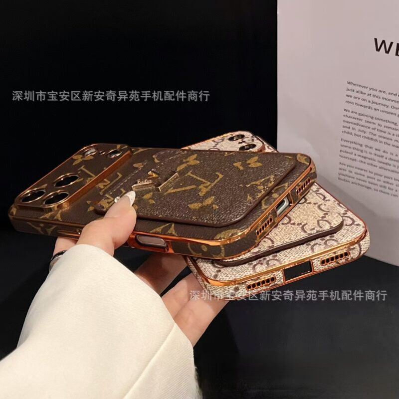 Designer phonecase with gold trimming(available in Iphone11-17PM) - Image 8