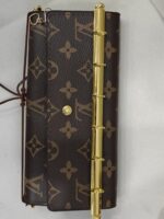 Designer wallet for planner making with matching binder(gold A5) - Image 3