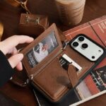 Designer phonecase cardholder with matching earphone holder(available in Iphone14-17promax) - Image 8