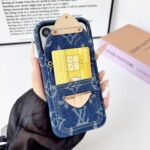 Designer Denim phonecase cardholder(available in iPhone13-17Pro max) - Image 7