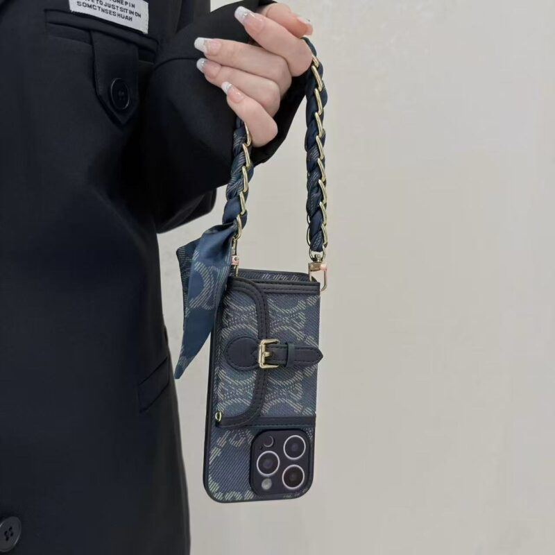 Designer phonecase cardholder with mirror inside(available in Iphone/Samsung/Oppo/vivo/xiaomi) - Image 2