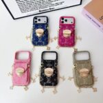 Designer Denim phonecase cardholder(available in iPhone13-17Pro max) - Image 2