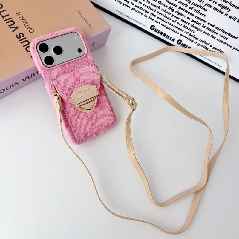 Designer Denim phonecase cardholder(available in iPhone13-17Pro max) - Image 8