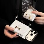 Designer phonecase cardholder with matching earphone holder(available in Iphone14-17promax) - Image 7