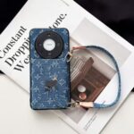 Designer Denim phonecase cardholder with mirror(available in iPhone14-17Pro max,Huawei mate, Xiaomi) - Image 5