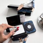Designer Denim phonecase cardholder with mirror(available in iPhone14-17Pro max,Huawei mate, Xiaomi) - Image 4