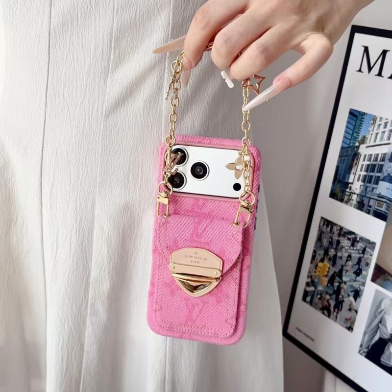 Designer Denim phonecase cardholder(available in iPhone13-17Pro max) - Image 11