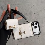 Designer phonecase cardholder with matching earphone holder(available in Iphone14-17promax) - Image 10