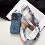 Designer Denim phonecase cardholder with mirror(available in iPhone14-17Pro max,Huawei mate, Xiaomi) - Image 2