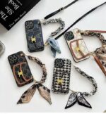 Designer phonecase with cardholder two straps(available in Samsung)
