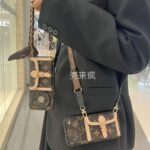 Designer phonecase with cardholder mirror inside(available in iphone/samsung/oppo/xiaomi/vivo) two straps