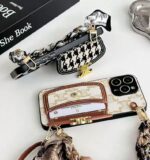 Designer phonecase with cardholder two straps(available in Samsung) - Image 8