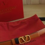 Valentino belt double side wearing width 2/3/4cm
