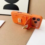 Designer phonecase with cardholder two straps(available in iphone14-17promax) - Image 7