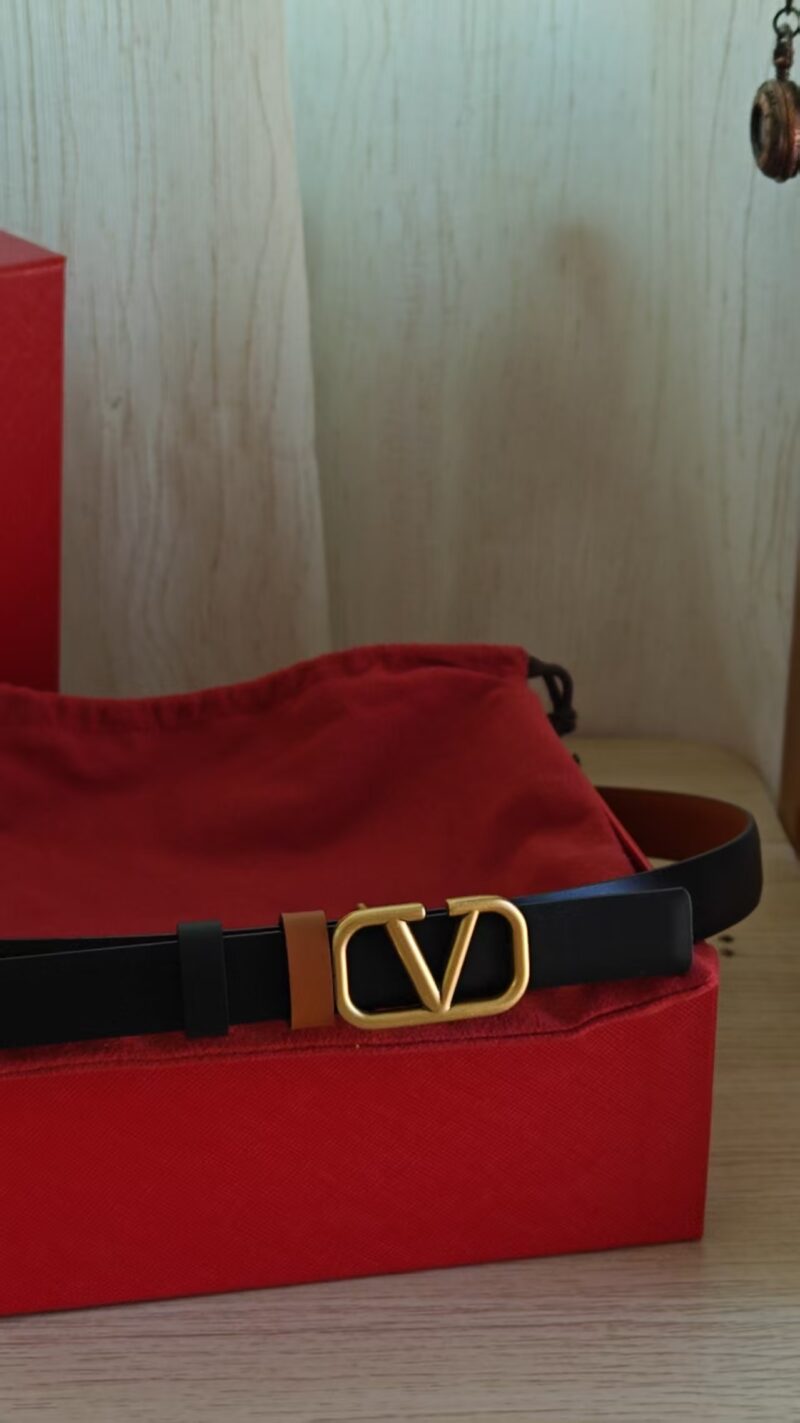 Valentino belt double side wearing width 2/3/4cm - Image 3