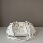 MiuMiu Women's Natural Leather Joie Shoulder Bag White 5GB360 - Image 2