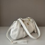 MiuMiu Women's Natural Leather Joie Shoulder Bag White 5GB360 - Image 8