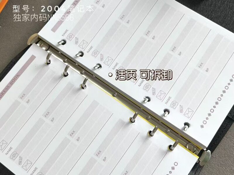 Designer planner/notebook with matching binder and inserts inside(14*18cm) - Image 10