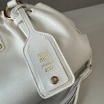 MiuMiu Women's Natural Leather Joie Shoulder Bag White 5GB360 - Image 6